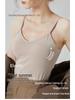 Women's 2025 Summer Crisscross Back Camisole with Chest Pad – Pure Cotton Base Layer