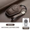 Leather Car Key Case Cover Fob For Chery Exeed Lx Txl Atlantix Et Es Vx Fl Rx Cdm Phev Car Remote Keychain Case Shell Accessorie