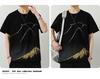 Men's 2024 Summer Trendy Round Neck Pure Cotton Short-Sleeve T-Shirt with Print