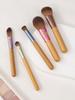 Mini 5pcs Makeup Brushes Set Beginner Brushes On-the-go Portable Travel Set Brushes
