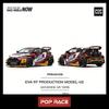 POP RACE 1:64 Toyota GR Yaris EVA RT TYPE-02 Goodride Motorsports Evangelion Racing Металева модель автомобіля В наявності Готова до відправки
