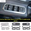 Car Window Lift Glass Switch Button Panel Frame Decoration Cover Trim Accessories For Benz A Class W177 A200 A220 - 2024