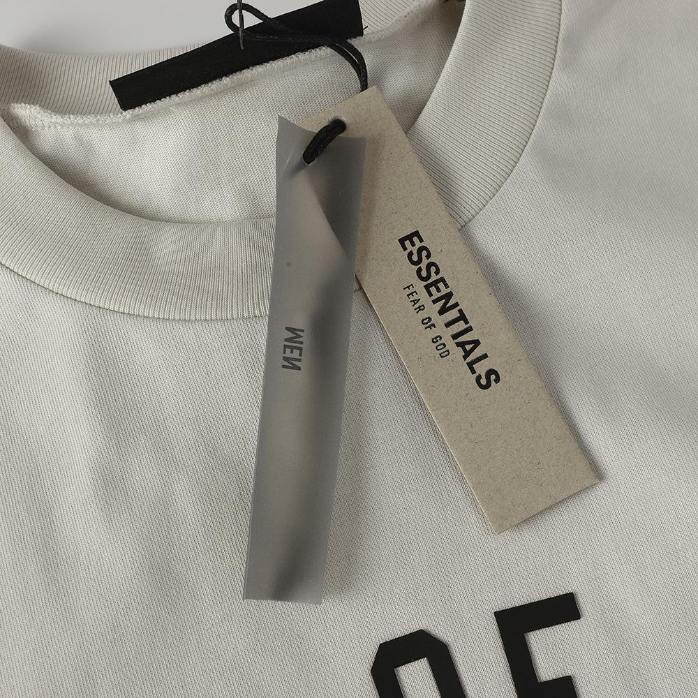 F132 FOG Essentials Bluza z okrągłym dekoltem i silikonowym logo z literami Casual Streetwear - Pulower Streetwear Unisex