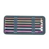 12 Pcs Tunisian Crochet Hook Set 3 10mm 24cm Long Colorful Aluminum Crochet Hooks with Portable Storage Bag for Coaster