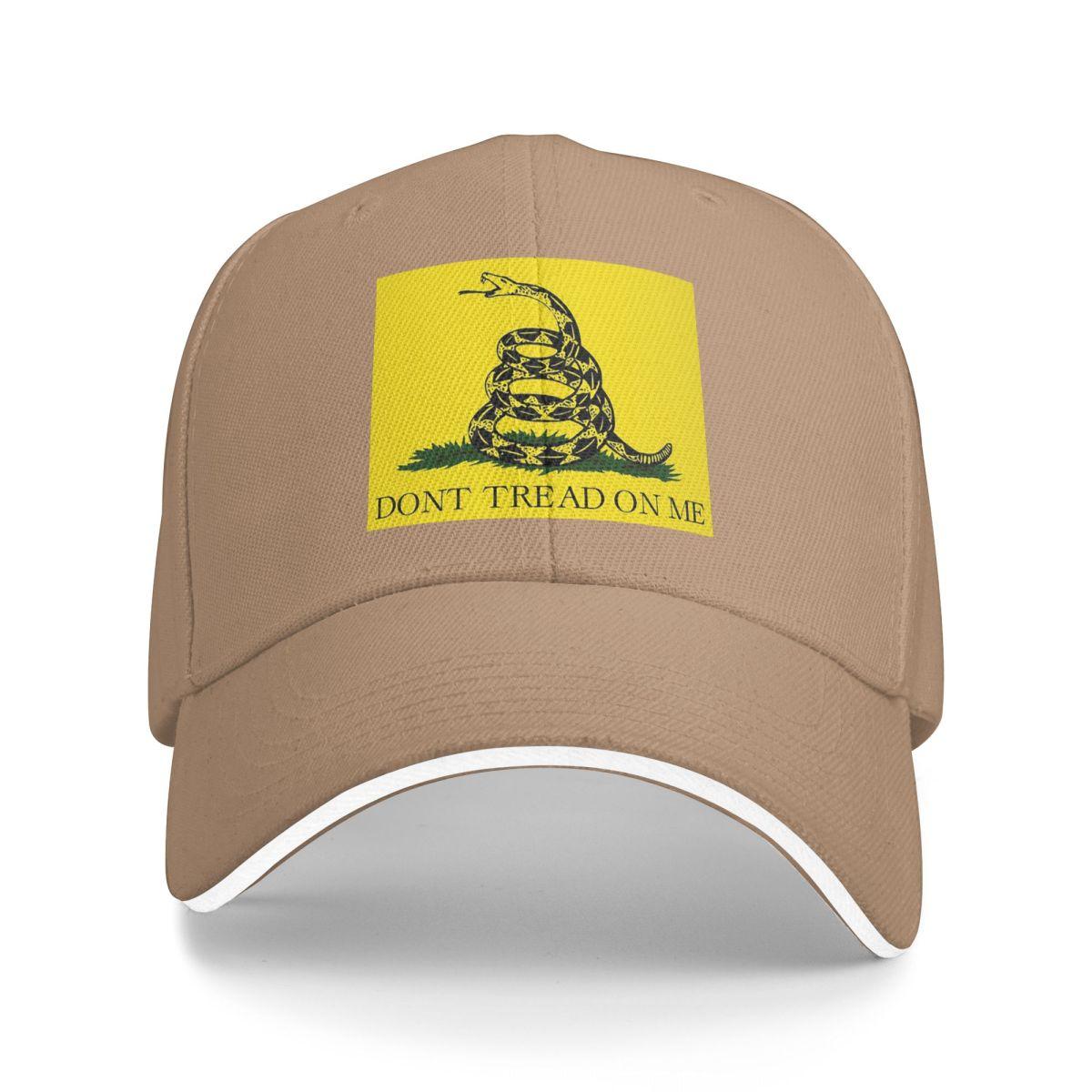 

Dont Tread On Me Gadsden Flag Baseball Caps Snapback Baseball Hats Breathable Casual Casquette Outdoor for Men And Women One Size