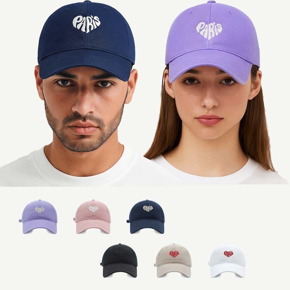 Korean Style Letter Embroidery Baseball Cap Sunscreen Unisex Sunshade Casquette  All Seasons
