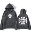 2026 Nowa Bluza Unisex West Coast Choppers Jesień Zima Streetwear Nadruk Krzyżowy Dwustronny Bluza z Kapturem Biker