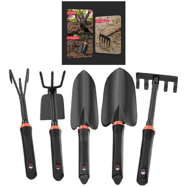 Multifunction Gardening Shovel Kit Weather Resistant Carbon Steel Perfect For Outdoor Yard Maintenance Work