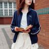 Puma Woven Lace Panel UPF50+ Windproof Water-Repellent Stand Collar Zip Long Sleeve Jacket Women jackets 696377-06