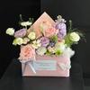 Floristen Strauß Umschlagbox Blume Floraler Straußhalter Blumenverpackungspapier Geschenkbox Präsentverpackungsbeutel für Muttertag Valentinstag Hochzeit