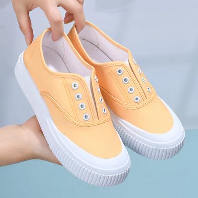 2024 Summer New Canvas Shoes Women's Flat Shoes Breathable Upper Multi Color Optional Women's Shoes35-40