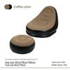 Portable Inflatable Sofa Chair - Thickened Flocking for Camping, Leisure, or Bedroom Use