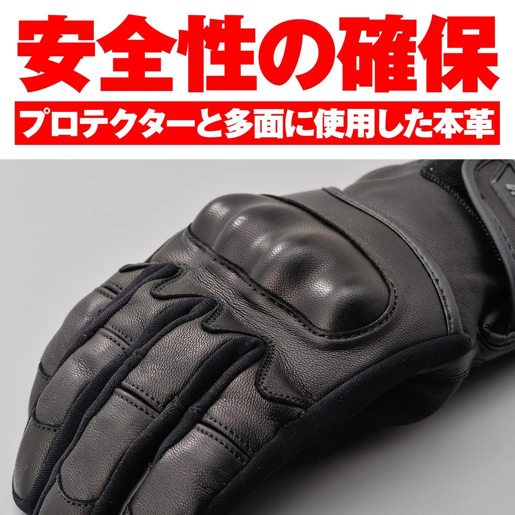 Daytona Goat Leather Motorcycle Waterproof and with Hard Smartphone Goat Protector Winter 29235 Gloves, Winter, Windproof, Protector, Compatible,