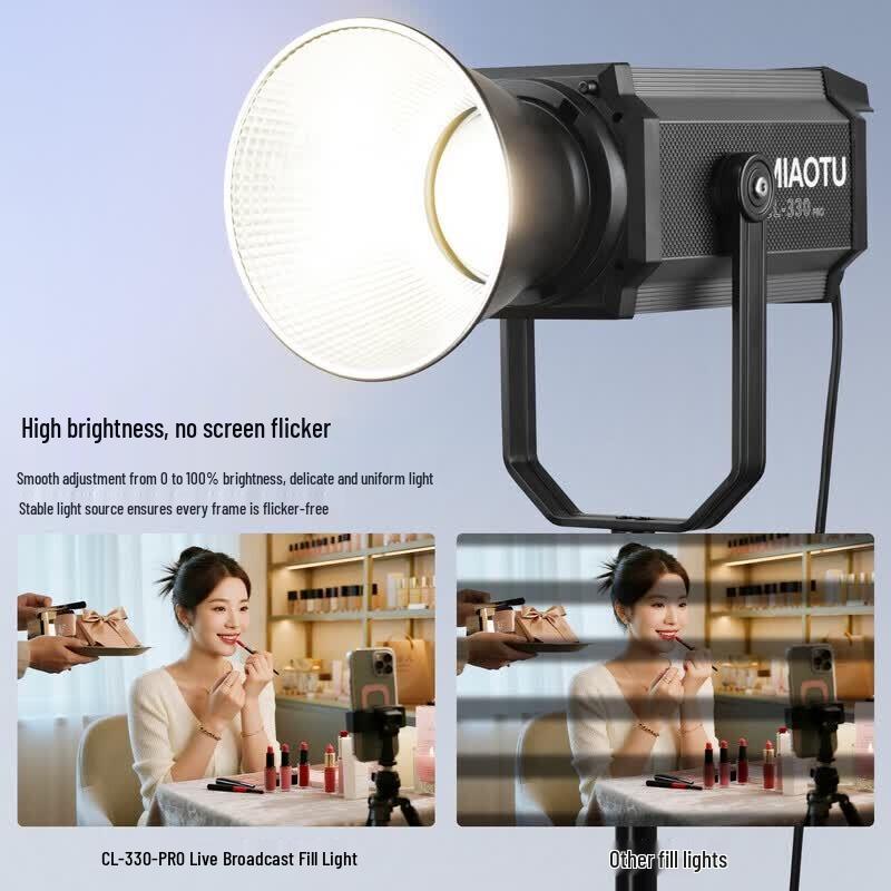 Miaotu CL330PRO 330W Bi-color Professional LED Video Light