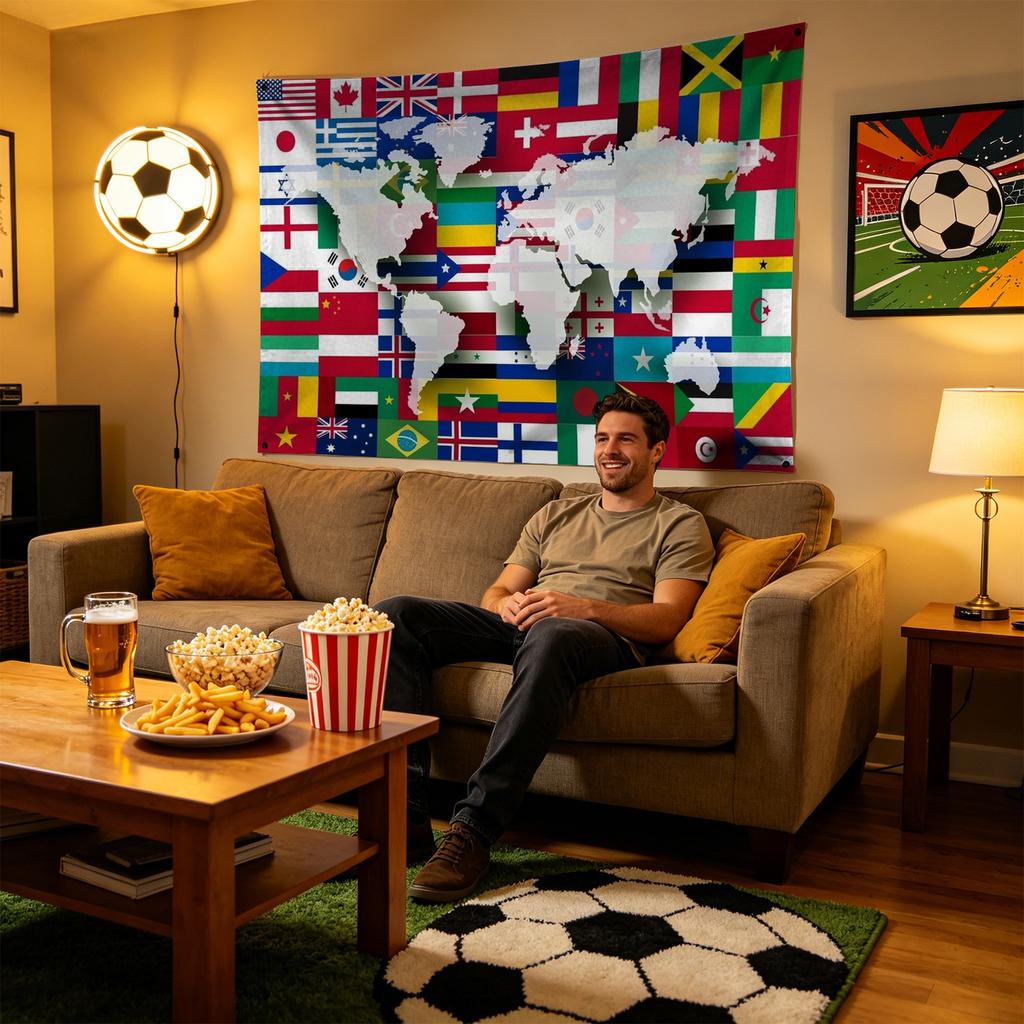 World Flags Welcome Banner Backdrop 240x180cm Large International Flags Tapestry for Sports Events Parties Home Wall Decoration