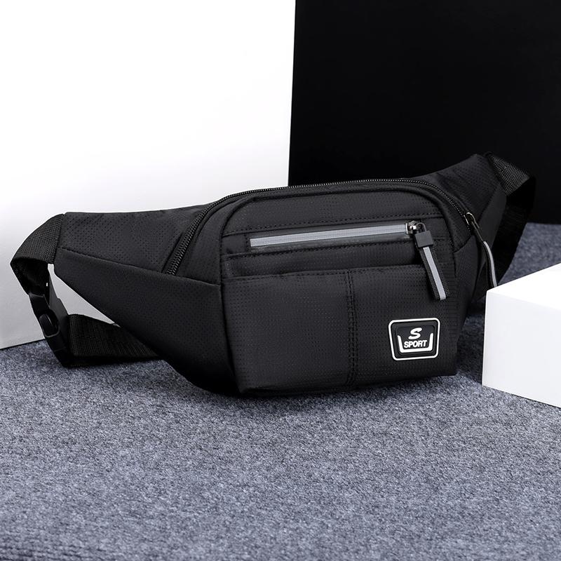 New  Multi Layer Men's Waist Bag Outdoor Leisure Sports Women's Chest Bag Travel Mobile Wallet