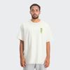 Nike Letter Pattern Print Crew Neck Cotton T-Shirt Men Tops White DQ1878-100