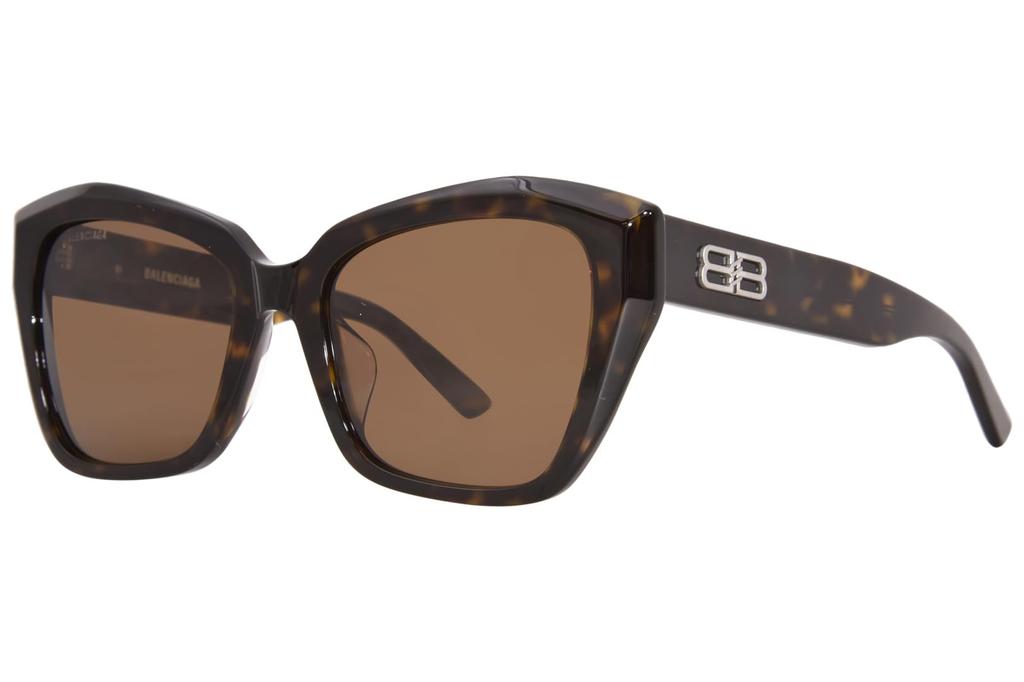 Balenciaga Asian Fit Sunglasses BB0273SA 002 Havana Brown Women's