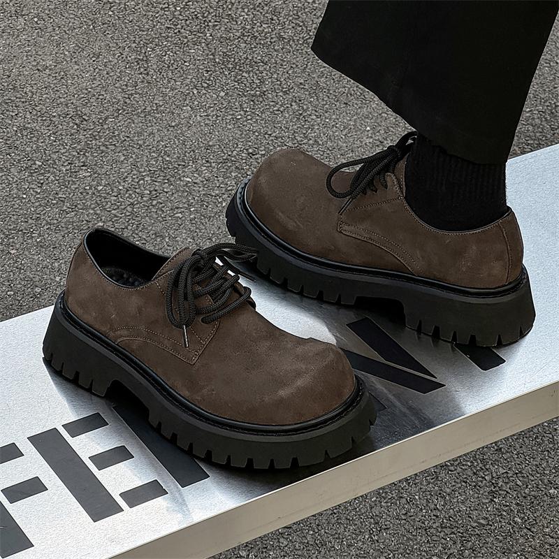 Thick Soled Shoes Brand Trendy Men's Luxury Collection Plus Size 38-46 Daily Leisure Business Office Party Quality New