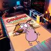 Custom Courage the Cowardly Dog Carpet Rug for Living Room Bedroom Home Sofa Decoration,Kids play Nonslip Floor Mat