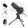 Condenser Microphone USB Wired For PC Computer Laptop Professional Gaming Acssories Streaming Sound Live Podcast RGB Record
