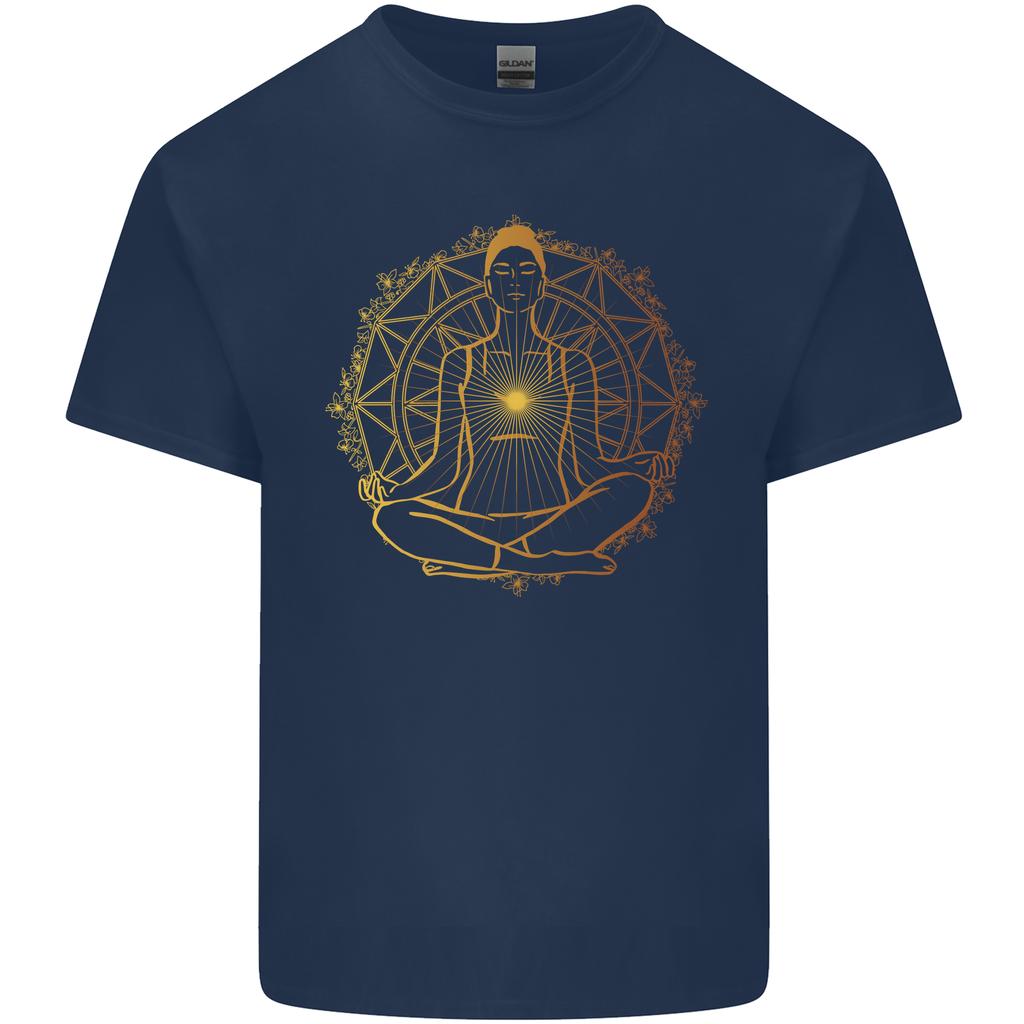 Spiritual Yoga Meditation Peace Unisexs Light Cotton TShirt