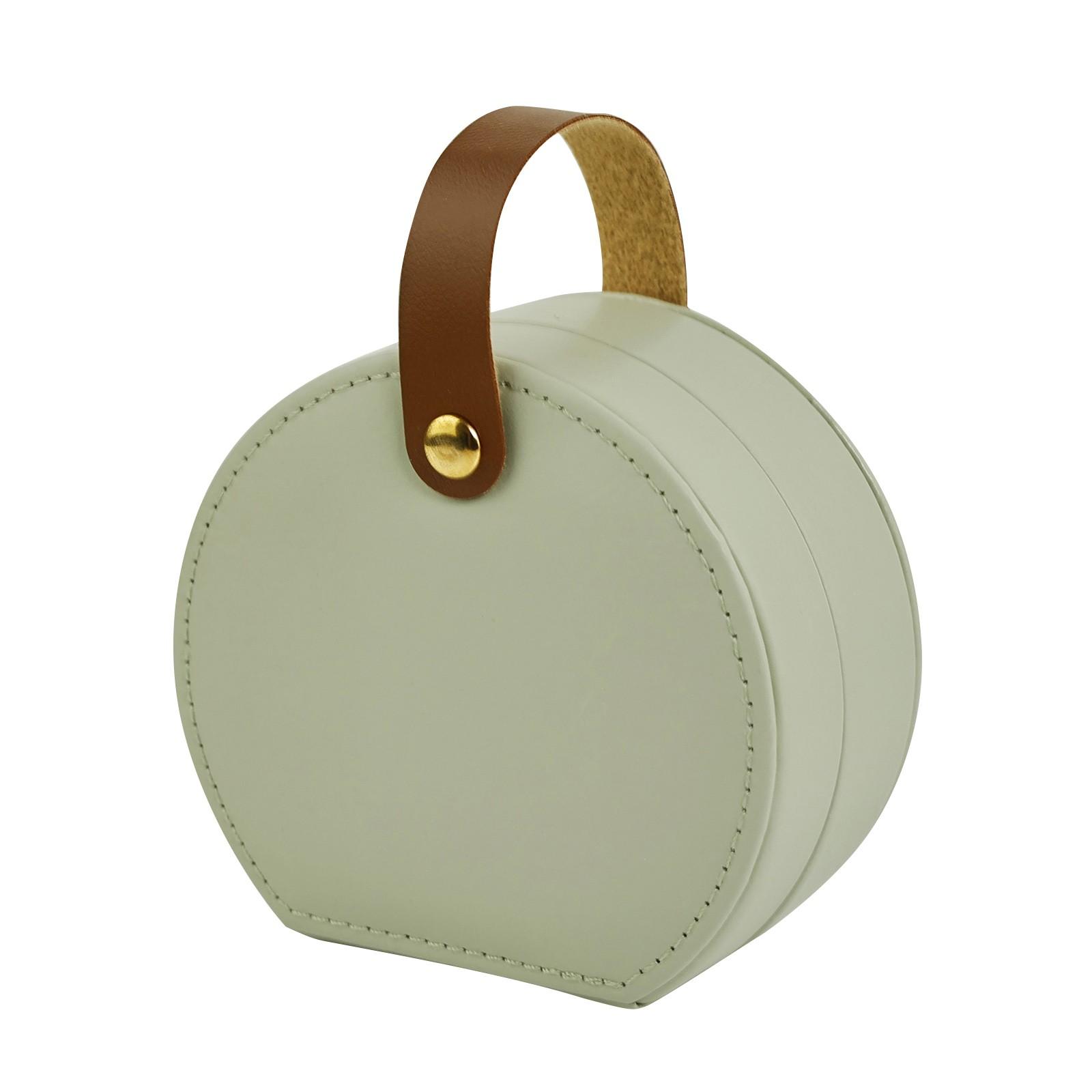 

Коробка для хранения, однотонная портативная сумка, серьги, кольца, дорожная шкатулка для драгоценностей, детская шкатулка для драгоценностей One Size зелёный