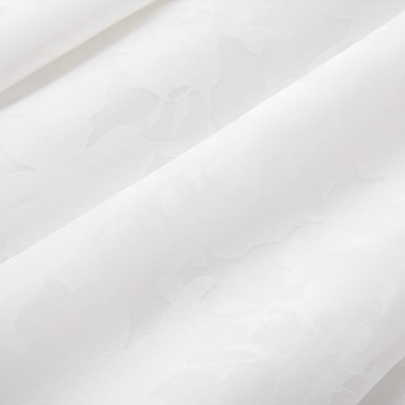 Dámská krajková květinová midi sukně - Bílá, Zeštíhlující áčkový plisovaný design, Nová jarní a podzimní kolekce 2025