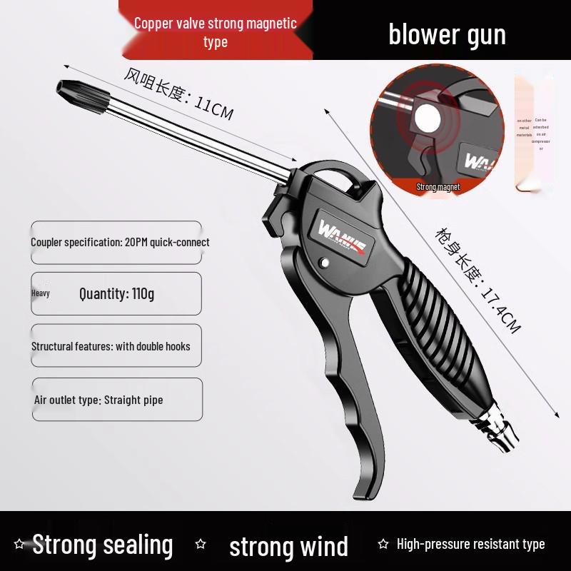 Wanhe High-Pressure Air Blow Gun for Dust Removal and Truck Inflation