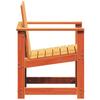 Vidaxl Garden Chair, Waxed Brown, 62X56X77 Cm, Pine Wood