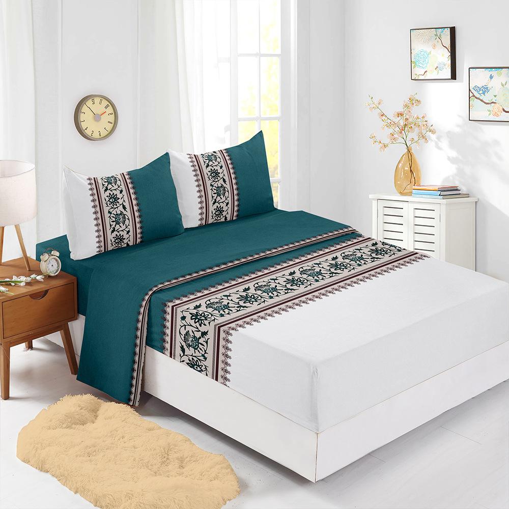 Chinese European Pattern Mattress Four-Piece Set Children'S Bedding Digital Printing Mattress Protective Cover