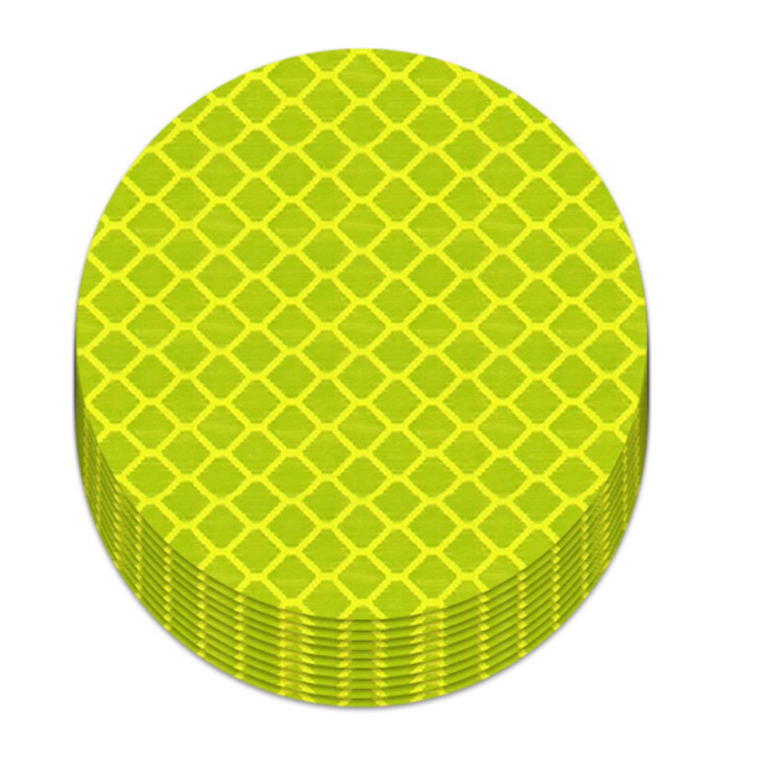 

10 шт. Світловідбиваючі наклейки на бампери автомобіля Світловідбивачі Світловідбиваючі попереджувальні смуги Підходять для велосипедів, шкільних рюкзаків