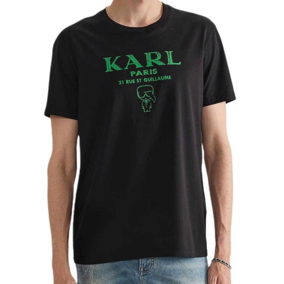 KARL LAGERFELD T Shirt Unisex Black M22X1725999