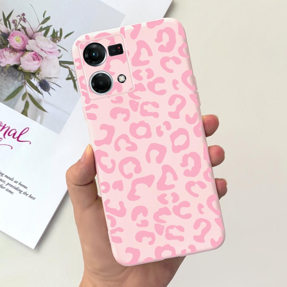 For Oppo Reno7 4G Case Oppo F21 Pro CPH2363 Stylish Candy Painted Cover Soft Silicone Phone Case For Oppo Reno 7 F21Pro 4G Shell