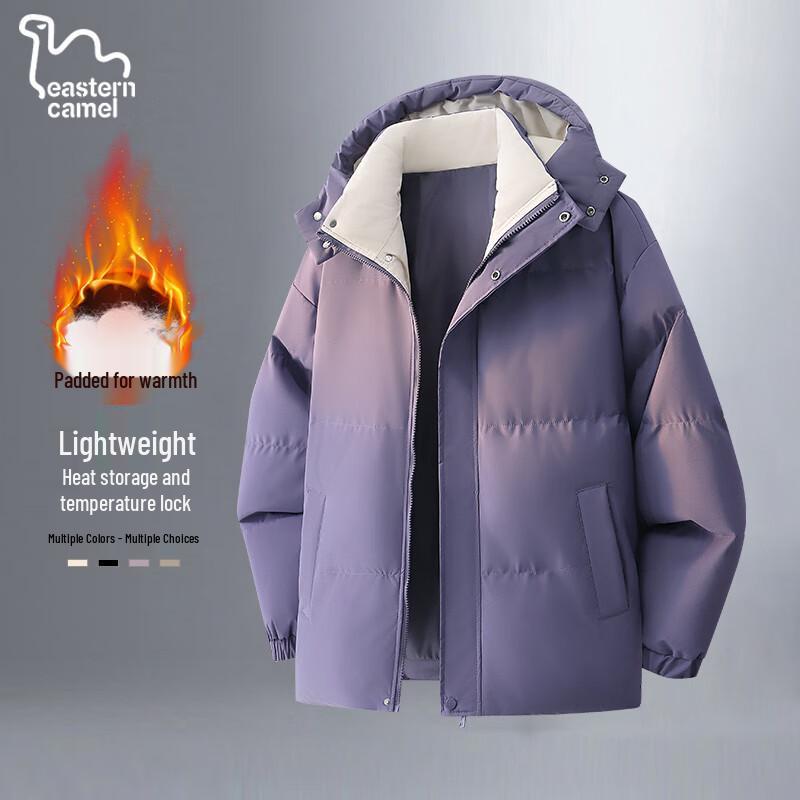 

EASTERN CAMEL Unisex Hooded Padded Winter Jacket L