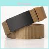 Nylon Canvas Automatic Buckle Belt For Teenagers Outdoor Casual Wear