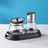 Yunshuang 3-Piece Stainless Steel Seasoning Set with 125ml Glass Jars