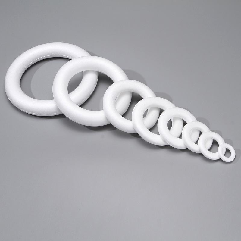 Polystyrene Foam Circle Ring for Weddings and Crafts
