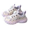 Girls' Breathable Mesh Sports Shoes - Summer 2026, Soft Sole, Hollow Design, Medium to Large Sizes