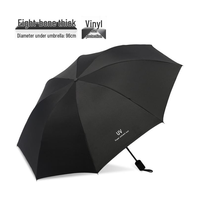 Parasol przeciwsłoneczny UV Auto Open Black Glue - Własne logo, Ochrona przed promieniowaniem UV, Spersonalizowany prezent