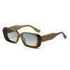  Retro Square Sunglasses Men Fashion Gradient Shades UV400 Women Trending Rivets Sun Glasses