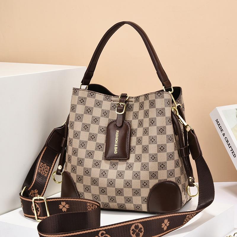 

Сумка-ведро женская 2025 новая высококлассная женская сумка большой вместимости универсальная на плечо, кроссбоди, женская сумка, тренд