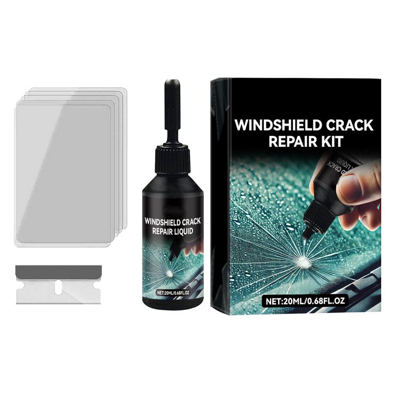 Reparaturflüssigkeit für Windschutzscheibenrisse, Autofenster-Reparaturset, Glas, Auto-Windschutzscheiben-Kratzer- und Rissreparaturflüssigkeit