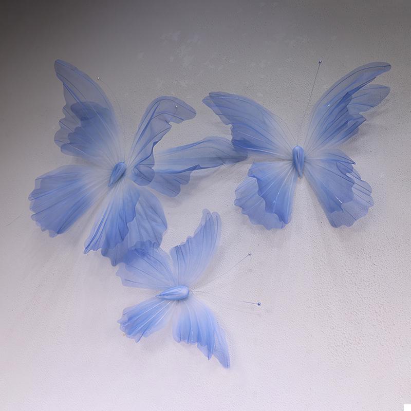 3D Painted Butterfly Wedding Backdrop with Scenery and Props for Photography and Décor