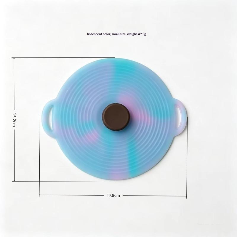 Food Safe Reusable Silicone Suction Lid Heat Resistant Sealed Cover Fit Pot Pan Bowl Cup for Kitchen