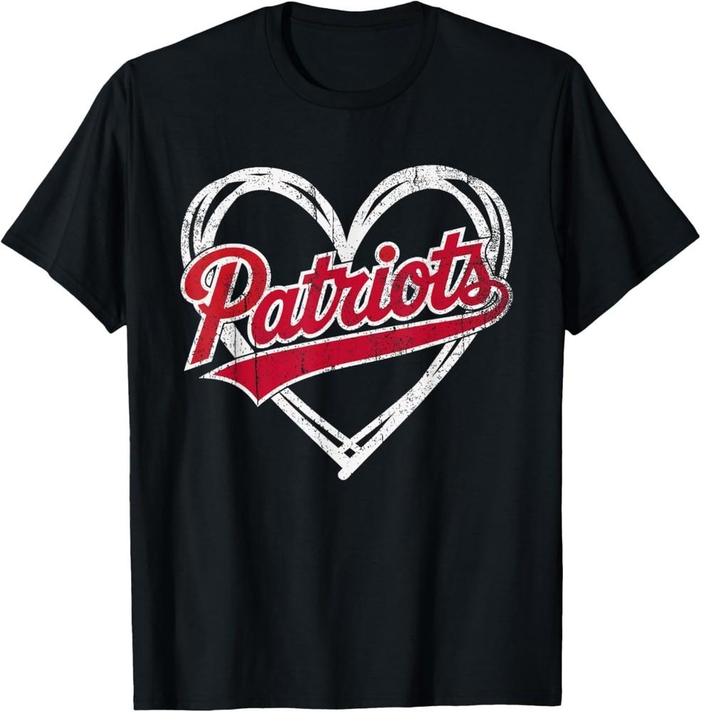Vintage Patriots School Spirit Go Patriots Love Unisex T‑Shirt