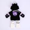 OB11 BJD Doll Hoodie Sweater Cat-Themed Gaming Outfit Cotton Blend Unisex Pullover 12-inch Dolls