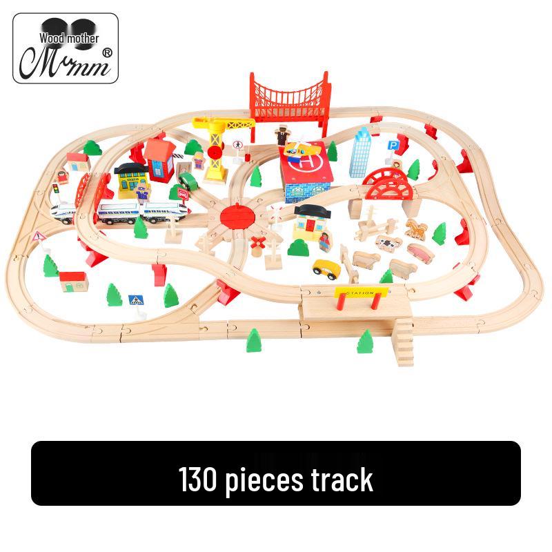 Thomas Magnetic Electric Train: Wooden Track Locomotive Educational Toy for Kids