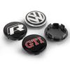 2025 Hot 4pcs 56/65/66mm Car Wheel Center Cap Hub Cover Badge  For Volkswagen VW Golf R GTI Touareg Jetta GTD CADDY Polo Tiguan