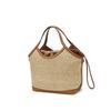 Daks Beige Logo Decoration Rafia Tote Bag Dcba5f141i2
